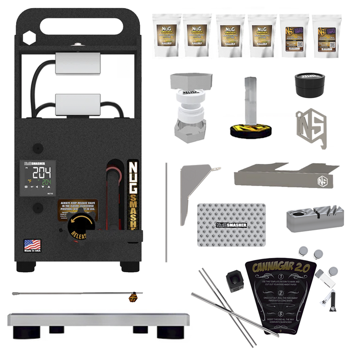 NugSmasher Mini 2 Ton Rosin Press All-in-One Starter Kit