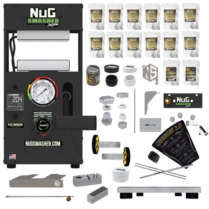 NugSmasher XP 12 Ton Rosin Press All-in-One Starter Kit