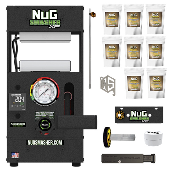 NugSmasher XP 12 Ton Rosin Press Starter Kit