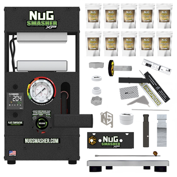 NugSmasher XP 12 Ton Rosin Press Starter Kit Plus