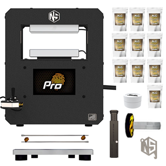 NugSmasher Pro Touch 20 Ton Rosin Press Starter Kit