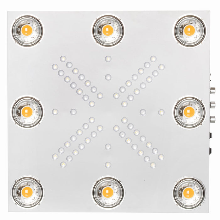 Optic LED Optic 8+ NextGen Dimmable LED Grow Light 550w (UV/IR) 3500k COBS 120 Degree Lenses