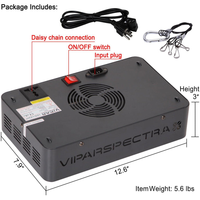 Viparspectra V300 300w LED Grow Light - Right Bud