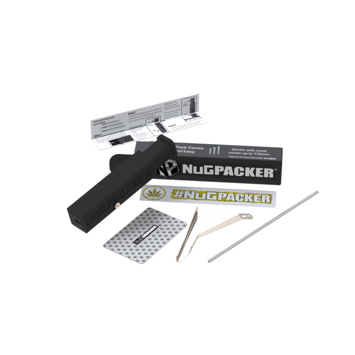 Nugsmasher Nugpacker Cone Filler Packer Pro Kit