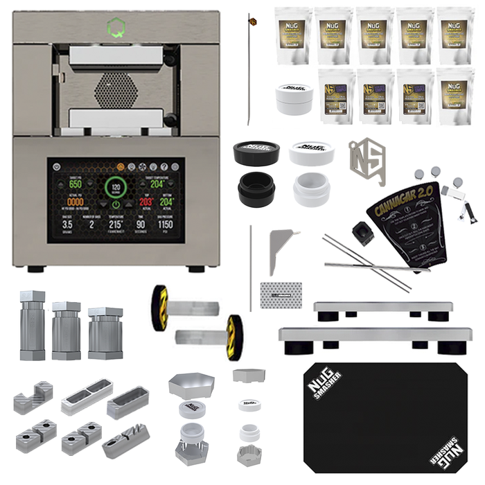 NugSmasher IQ Rosin Press All-in-One Starter Kit