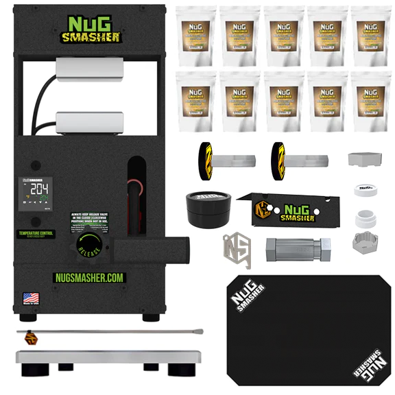 NugSmasher Original 12 Ton Rosin Press Starter Kit Plus