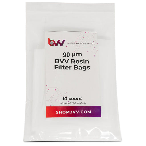 BVV 2.5" x 3.25" Premium Rosin Filter Bags - All Micron Sizes (10 pack)